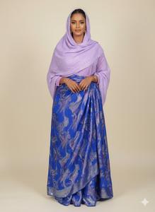 Collection Empress, dernière tendance, robe traditionnelle somalienne Fransawi Dirac, tissu jacquard uni en mousseline de soie, légère, pour femmes - Product Image 6