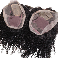 Perruques de cheveux humains à vague profonde de haute qualité attachées à la main 100% perruque de dentelle complète bouclée profonde pas chère humaine nœuds invisibles 4X4 perruques en soie