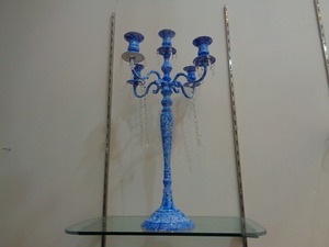 Wholesale High Quality 5 Arms Metal Candelabra Candlestick <b>Candle</b> Holder For Table Wedding Centerpiece - Product Image 3
