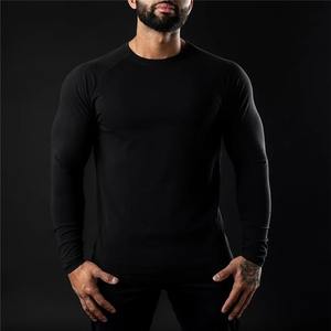 Autumn Fashion <b>Men's</b> <b>Gym</b> T-Shirts <b>Long</b> <b>Sleeve</b> Cotton Bodybuilding Tee <b>Tops</b> Casual Sportswear - Product Image 5