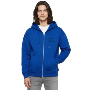 High Quality Custom Cropped <b>Hoodie</b> for <b>Men</b> Wholesale 500gsm Thick Neoprene Zipper Boxy Cotton Oversized Fleece <b>Plain</b> <b>Mens</b> <b>Hoodie</b> - Product Image 6