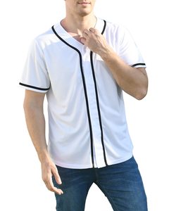 Factory Wholesale <b>Men</b> Baseball Youth Uniform Custom Printing Long Sleeve <b>Men's</b> Baseball Custom Baseball Jersey Baseball Jersey - Product Image 3