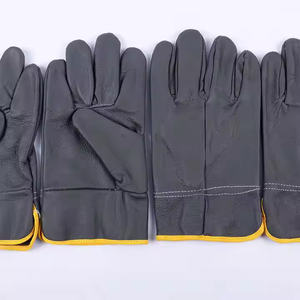 2025 Los fabricantes suministran guantes de conductor ligeros de cuero de vaca de uso diario Guantes de soldadura de cuero de dos capas - Product Image 3