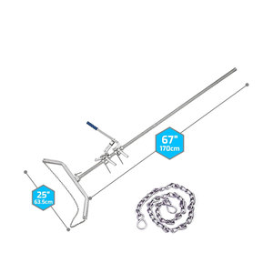 Extractor de Terneros de Acero Inoxidable de 65 Pulgadas, Instrumentos Veterinarios, Mayor Eficiencia en el Parto, Diseño de Agarre Cómodo, Precisión - Product Image 5