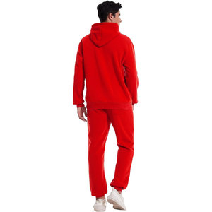 ชุดวอร์มสำหรับผู้ชายชุดวอร์มสีแดงคลาสสิกทางเลือกที่สดใสและโดดเด่นสำหรับฟิตเนสและแฟชั่นชุดวอร์มสำหรับผู้ชาย - Product Image 2