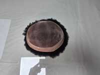Perruque 100% cheveux humains indiens, style afro, toupet avec vague profonde lâche et vague naturelle, imperméable, Taz Hairb BD Mono Base