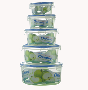 ชุดอาหารปลอดสาร BPA 5ชิ้น,ภาชนะเก็บอาหารปลอดสารกันรั่วซึมจากโรงงานในเวียดนามพร้อมฝาปิดสุญญากาศ - Product Image 1