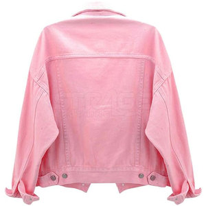 Veste en jean pour femme en tricot d'hiver - Lignes nettes, mouvement facile, respirante, écologique, 100% coton, artisanat raffiné, qualité durable - Product Image 2