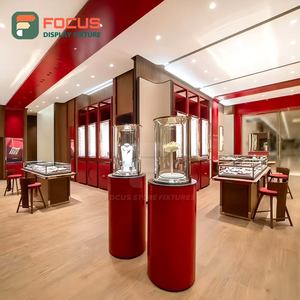 Vitrina de Vidrio para Joyería con Iluminación LED Premium, Mostrador de Joyería de Madera, Vitrina de Vidrio para Joyería de Alta Gama - Product Image 3