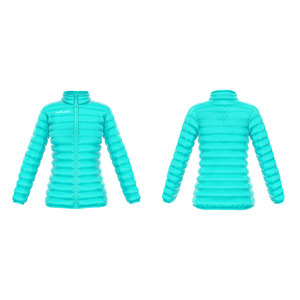 Women's Custom Breathable Long <b>Sleeve</b> Puffer Button Autumn Fashion Plaid Cotton Filled <b>Short</b> Stand Collar <b>Jacket</b> - Product Image 3