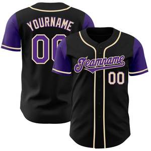 Blank Split Baseball Uniform Button Down <b>T</b>-<b>shirt</b> USA Size Personalized Stitched Logo Name for Men Youth Baseball Jersey - Product Image 4