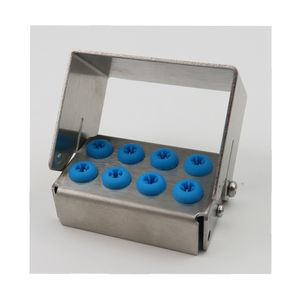 Boîte de stérilisation pour fraises en acier inoxydable 4/6/8 trous porte-fraises dentaires - Product Image 3