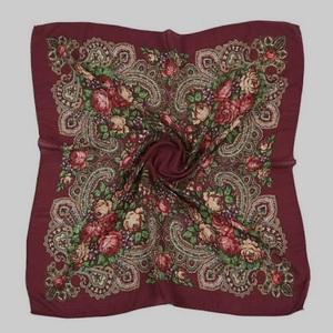 Pañuelo de Cachemira cuadrado de algodón con estampado de logotipo personalizado hecho a mano, pañuelo de seda de poliéster, bufanda suave de verano de alta calidad - Product Image 4