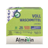 AlmaWin Custom 1 Lessive en Poudre Écologique Ultra Concentrée Lavande 1,08 Kg - 20 Lavages Végétalienne Dermatologiquement Testée