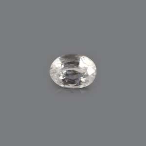 Gema de Circonio Blanco Facetada en Forma de Estrella - 6.94 Quilates, 1.5mm de Diámetro, 8mm de Altura, 1mm de Orificio, Alta Calidad, Creada en Laboratorio, Tratada Térmicamente, Pulida - Product Image 1