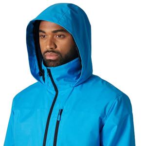 Veste de pluie coupe-vent avec logo personnalisé pour hommes, veste de course à pied imperméable tissée pour sports d'extérieur - Product Image 5