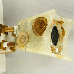 Brûleur d'encens Bakhoor de qualité supérieure en résine et bois naturel pour une fragrance d'intérieur luxueuse, designs personnalisés, porte-Bakhoor FWE - Product Image 1