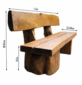 Kits de bancs de jardin en bois dur (S4S / FSC 100%) - Product Image 1