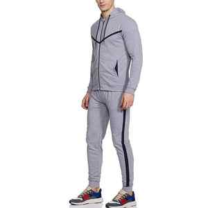 Prix de gros Vêtements de sport Manches longues Survêtement pour homme Survêtement professionnel pour homme Grande taille Respirant Faible MOQ Nouveau style Vente en gros - Product Image 1