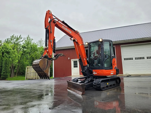 Hydraulique pour mini-excavatrice sur chenilles Kx040-4 avec pompe moteur et engrenage - Haute efficacité, puissance 30 kW, Kubota Kx040-4, excavatrice compacte - Product Image 2