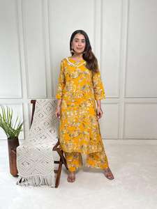 Kurti Premium con Brillo Romano para Conjunto Étnico para Mujer, Ideal para Bodas, Fiestas Eid y Viajes - Product Image 3