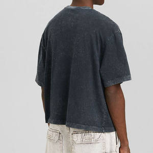 Meilleur prix décontracté hommes T-shirts pour adulte taille coupe ample OEM Service hommes T-Shirts 100% coton surdimensionné t-shirt pour homme - Product Image 5