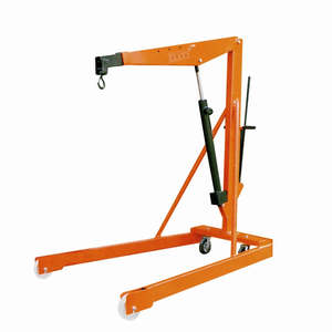 Grúa hidráulica desmontable de un solo poste de 2000 kg para elevación de vehículos con bomba de doble acción - Product Image 1