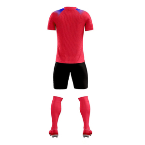 Camisetas de fútbol transpirables, uniforme de ropa de fútbol para hombres, 100% poliéster, camisetas de fútbol de Francia, ropa deportiva, conjunto de entrenamiento de fútbol - Product Image 2