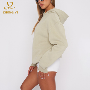 Sweatshirts pour femmes tendance d'hiver personnalisés, broderie en coton, tricot à manches longues, pull décontracté, sweat-shirts oversize - Product Image 6