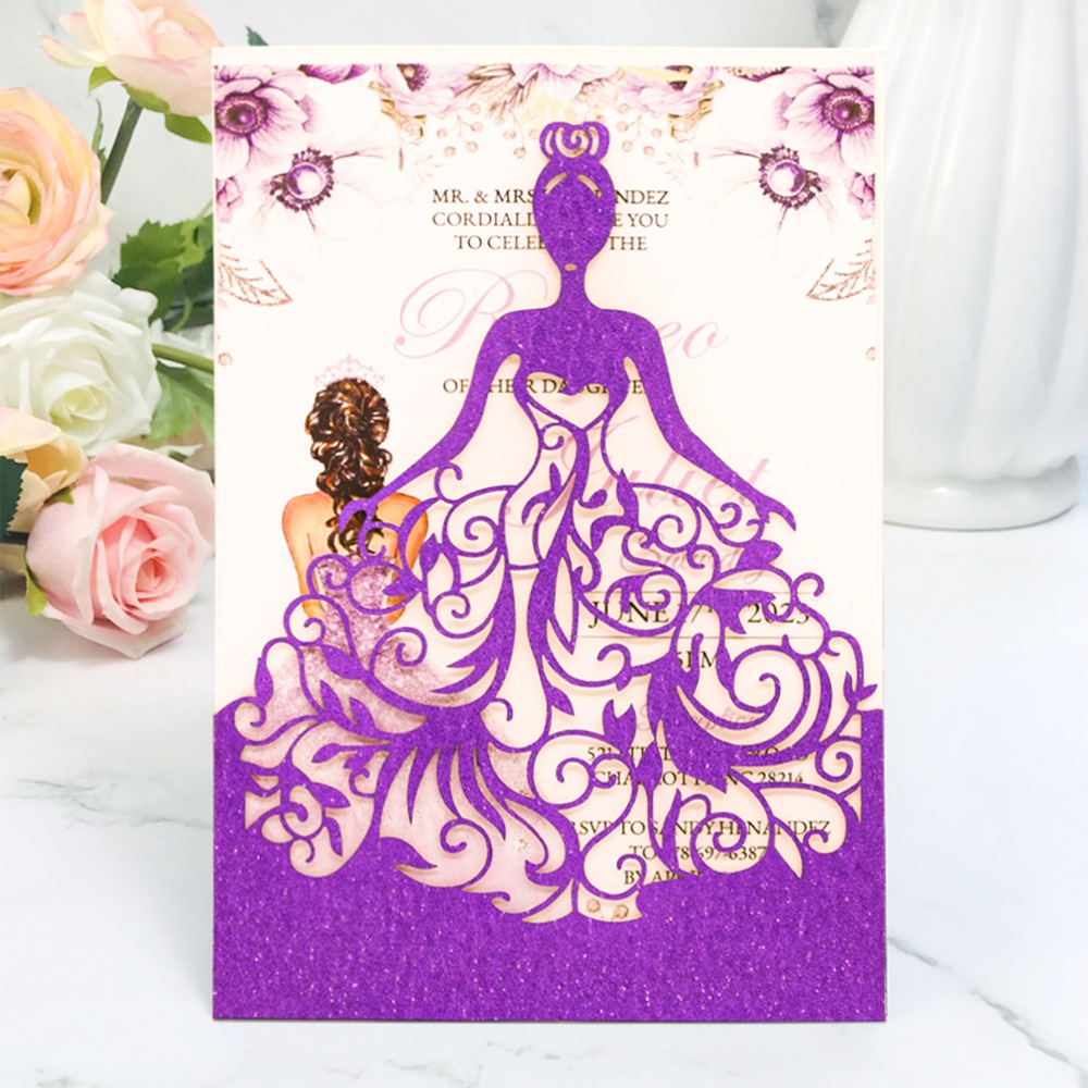 Paillettes violettes