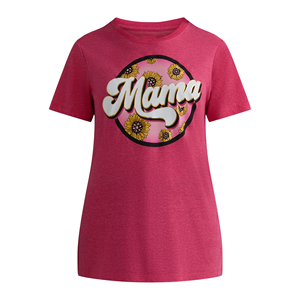 OEM Custom Logo Design 100% Cotton Pink Oversized O-neck Short Sleeve T-<b>shirt</b> for <b>Women</b> Casual Breathable Plus Size Custom - Product Image 1