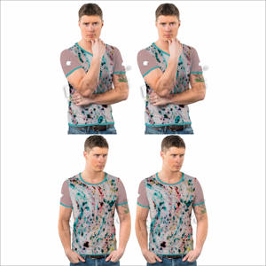 เสื้อยืดผู้ชายดีไซน์ใหม่เสื้อผ้าผู้ชายเสื้อยืดฤดูร้อนขายส่ง - Product Image 5