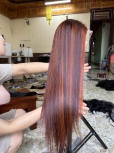 วิกผมตรงแบบมีลูกไม้ด้านหน้าสำหรับผู้หญิงสีดำวิกผมตรงด้านหน้าแบบบราซิล - Product Image 2