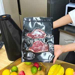 Sacs sous vide gaufrés de qualité alimentaire, transparents, thermoscellables pour viande, poisson, fromage, légumes, stockage au congélateur, directement de l'usine - Product Image 5
