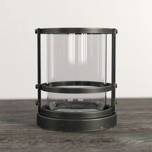 Black metal classy tabletop votive holder indoor & <b>outdoor</b> tealight candle holder home hotel office wedding party decoration - Product Image 4