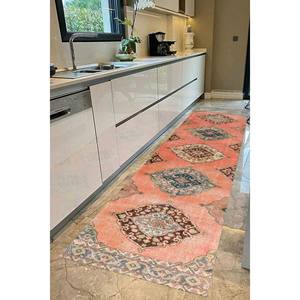 Tapis à motifs géométriques, design moderne pour salon et salle de bain, tapis en chenille - Product Image 2