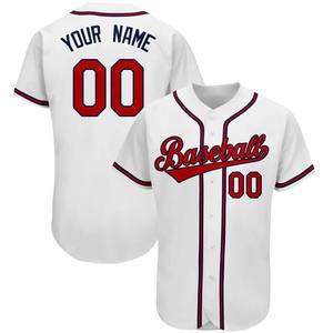2025 Impression par sublimation Vêtements de sport Vêtements de baseball et de softball 100% Polyester Manches courtes Nom de l'équipe Maillot de baseball Adulte - Product Image 4