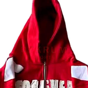 Sweat à capuche brodé de style designer pour hommes, motif imprimé Streetwear, poids lourd, approvisionnement en gros ODM personnalisé - Product Image 4