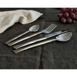 El juego de cubiertos de plata más popular para restaurantes para servir comida para fiestas de bodas, cubiertos que incluyen cuchara, tenedor, cuchillo, precio bajo - Product Image 3