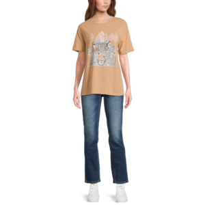 เสื้อยืดสตรีแขนสั้นผ้าคอตตอนพิมพ์ลายดิจิทัลทรงหลวมแฟชั่นใหม่ฮิปฮอปเสื้อยืดกีฬาแบบกำหนดเอง - Product Image 1