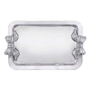 Antique Polished Metal Serving <b>Tray</b> <b>With</b> <b>Mirror</b> Finish Suitable For Traditional Indian Homes And Cultural Ceremonies - Product Image 1
