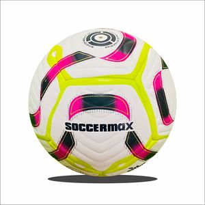 Ballon de football pakistanais à collage thermique avec caractéristiques haut de gamme avec logo personnalisé, 12 panneaux de qualité pour matchs professionnels - Product Image 1