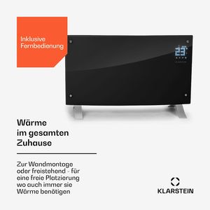 Convector Heater 2000W Wall Mounted Portable Panel Room Heater with Ambient <b>Light</b> 7 Day <b>Timer</b> IP24 for Rooms up to 20 m2 9.3kg - Product Image 4