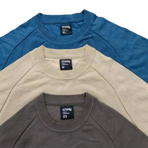 Core Sandstone Casual Sudadera Cómoda Ropa diaria Tonos neutros Patrón sólido Primavera Punto Poliéster/Algodón Liso Teñido - Product Image 4
