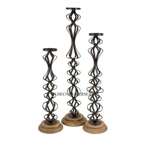 Venta caliente Color plata acabado brillante pulido primera calidad Metal pulpo diseñador vela titular boda MESA CENTRO DE MESA - Product Image 2