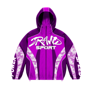 Ensemble de survêtement deux pièces pour homme en polaire technique polyester avec logo personnalisé, comprenant un sweat à capuche zippé et un pantalon de jogging - Product Image 5