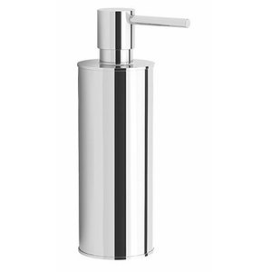 Glossy Silver Finished Latest Design Double Stainless Steel Lightweight Eco-Friendly Tabletop Soap Dispenser <b>Pump</b> TQC Brand Home - Product Image 1