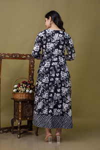 ชุดแมกซี่เดรสโบฮีเมียนยาวปักลายคุณภาพสูงผลิตจากโรงงานเสื้อผ้าพร้อมโลโก้บนหลัง - Product Image 2