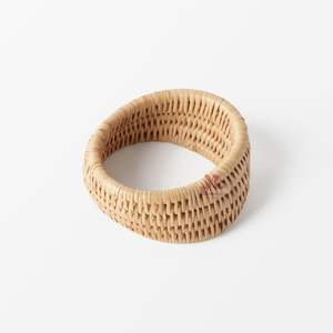 Prix pas cher Vibes tropicales magnifiques serviettes en rotin naturel pour serviettes de restaurant anneau de serviette de mariage du Vietnam - Product Image 3