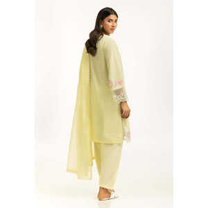 Traje Casual de Chifón Bordado para Mujer, 3 Piezas, para Verano, 100% Poliéster Transpirable, IPSTD-44737 - Product Image 6